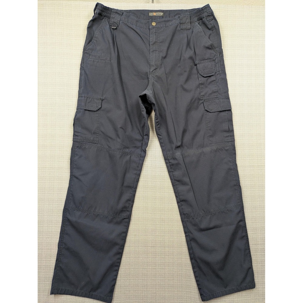 5.11 Tactical Cargo Pants Mens 36x33 (40x34) Blue Ripstop Utility Workwear